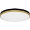Quoizel Weldin Flush Mount Led Matte Black Gold WLN1620MBKG - alternate 4